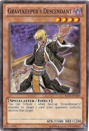 Gravekeeper's Descendant [BATT-EN010] Starfoil Rare - Trinity Hobby