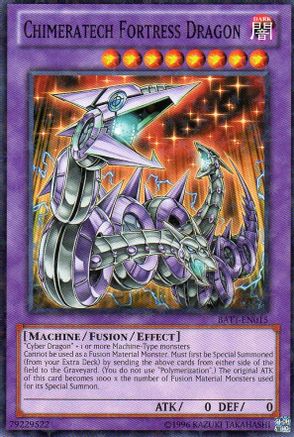 Chimeratech Fortress Dragon [BATT-EN015] Starfoil Rare - Trinity Hobby