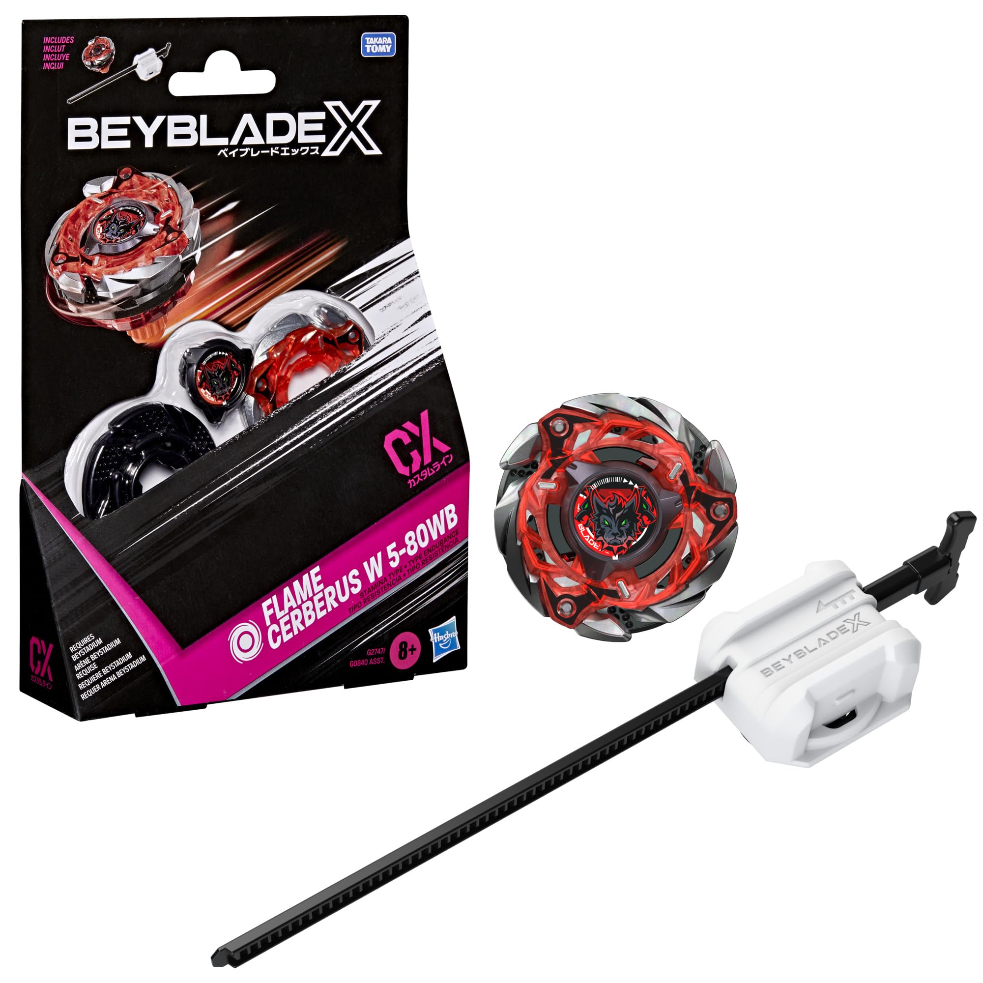 Hasbro Beyblade X Flame Cerberus 5-80WB