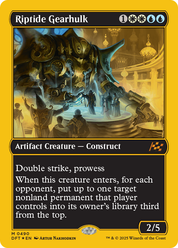 Riptide Gearhulk (First-Place Foil) [Aetherdrift] - Trinity Hobby