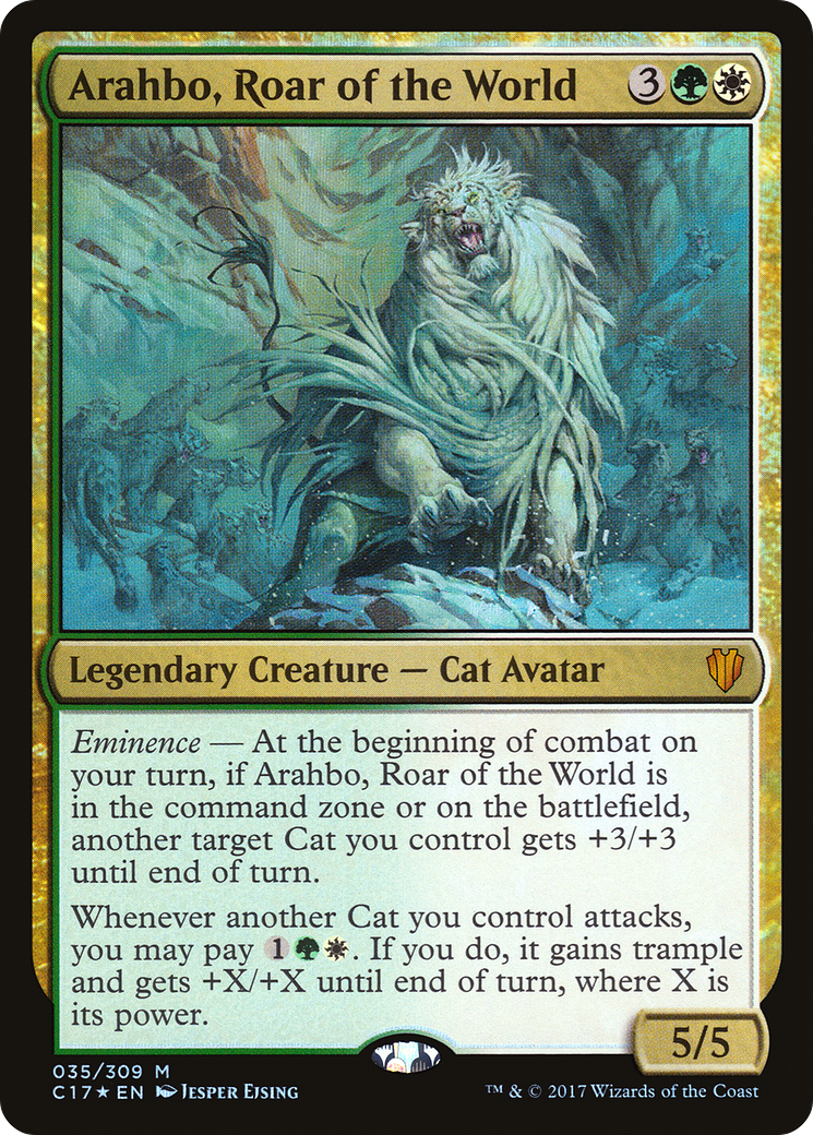 Arahbo, Roar of the World [Commander 2017] - Trinity Hobby