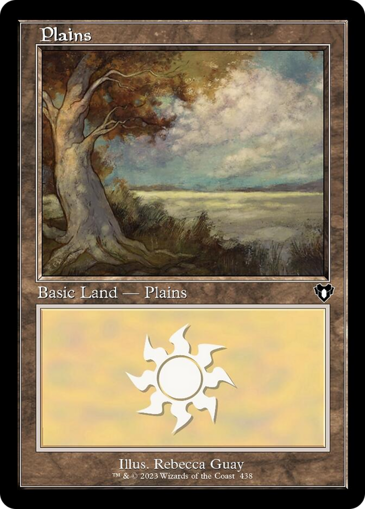 Plains (438) (Retro) [Commander Masters] - Trinity Hobby