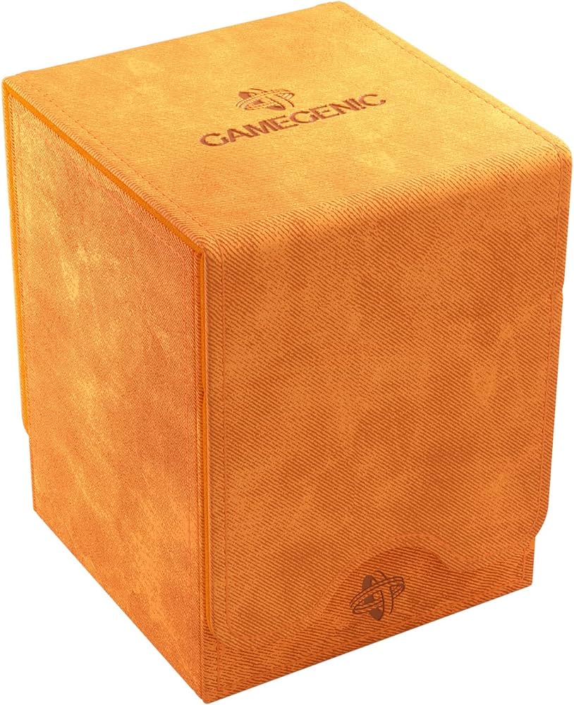 Deck Box: Squire XL Orange (100ct) - Trinity Hobby