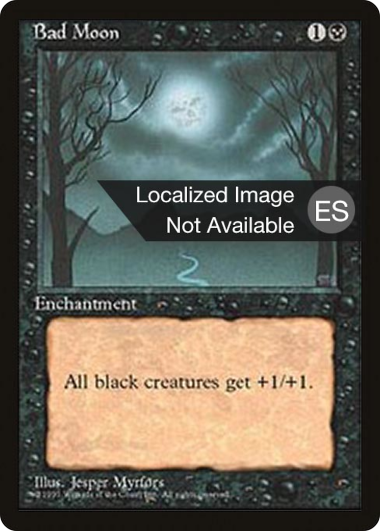 Bad Moon [Fourth Edition (Foreign Black Border)] - Trinity Hobby