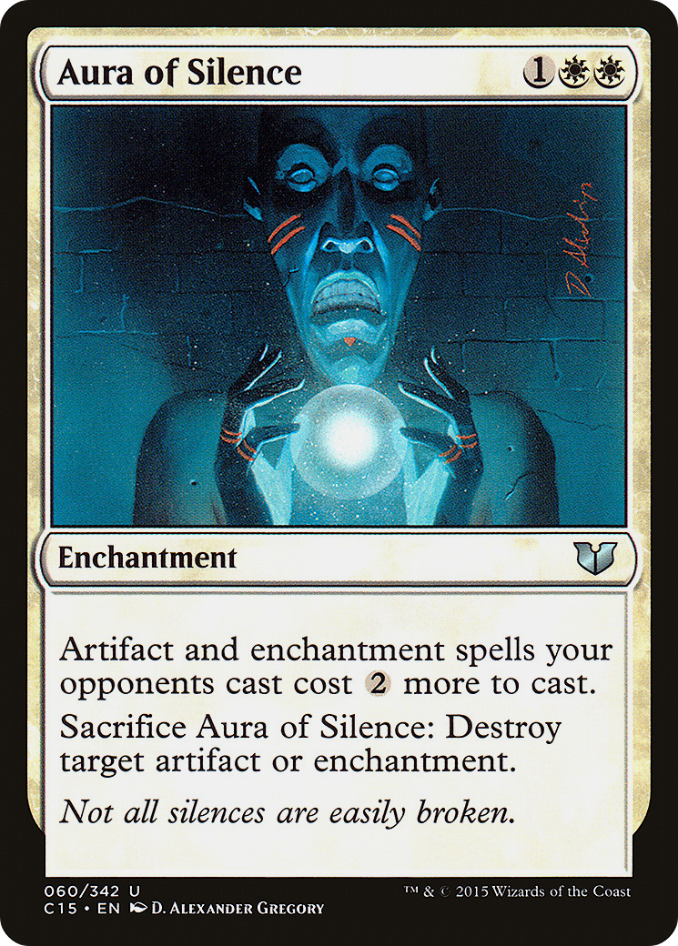 Aura of Silence [Commander 2015] - Trinity Hobby