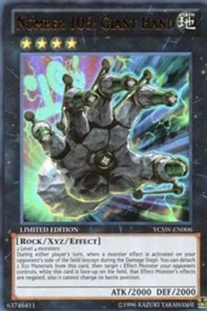 Number 106: Giant Hand [YCSW-EN006] Ultra Rare - Trinity Hobby