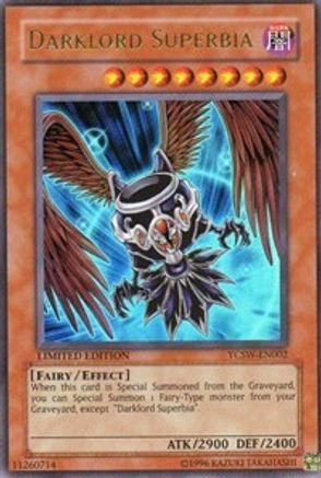 Darklord Superbia [YCSW-EN002] Ultra Rare - Trinity Hobby
