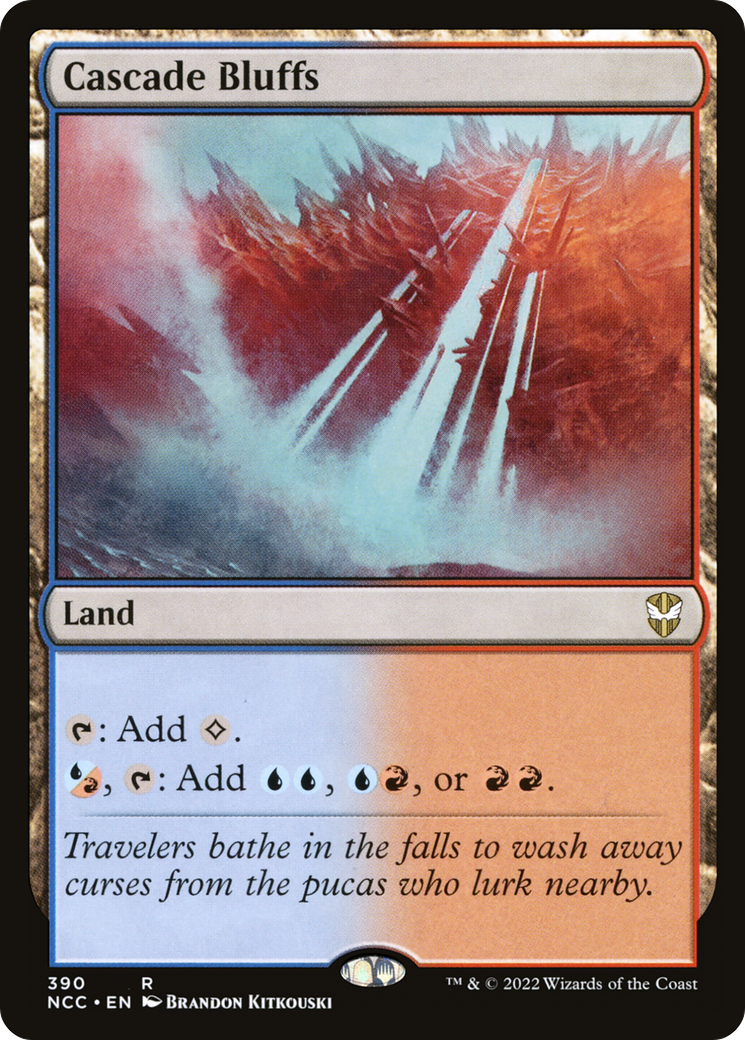 Cascade Bluffs [Streets of New Capenna Commander] - Trinity Hobby