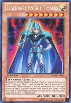 Legendary Knight Timaeus [DRLG-EN001] Secret Rare - Trinity Hobby