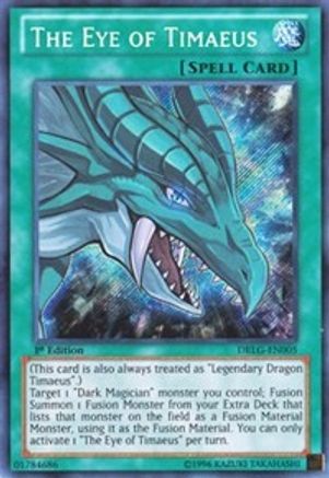 The Eye of Timaeus [DRLG-EN005] Secret Rare - Trinity Hobby