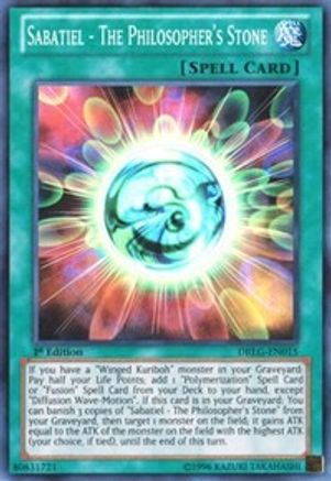 Sabatiel - The Philosopher's Stone [DRLG-EN015] Super Rare - Trinity Hobby