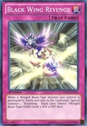 Black Wing Revenge [DRLG-EN031] Super Rare - Trinity Hobby