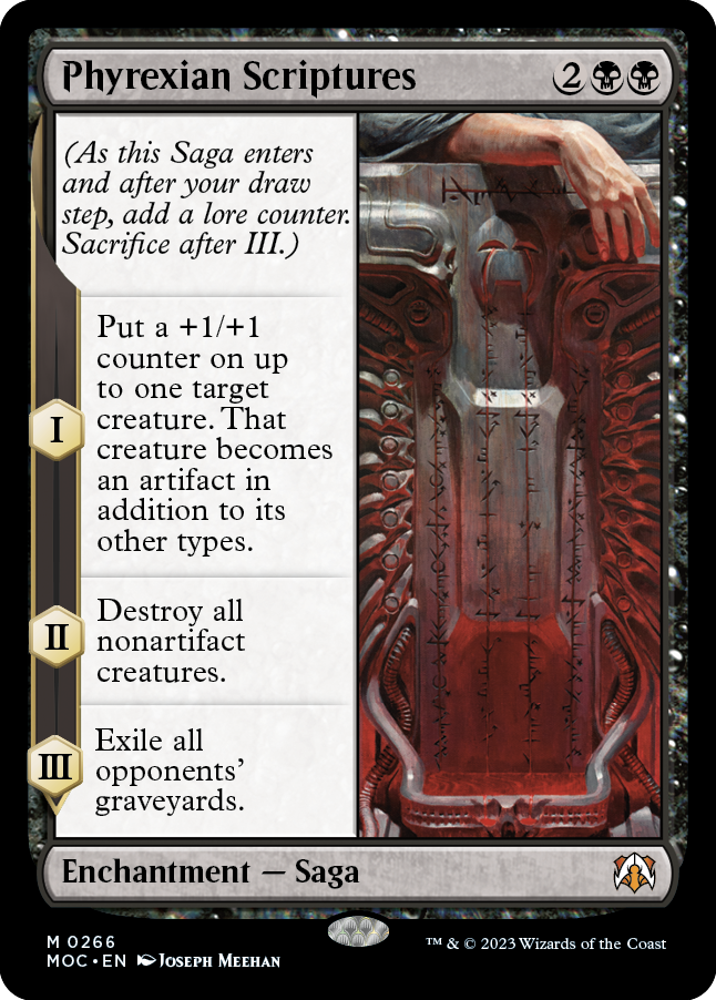 Phyrexian Scriptures [March of the Machine Commander] - Trinity Hobby