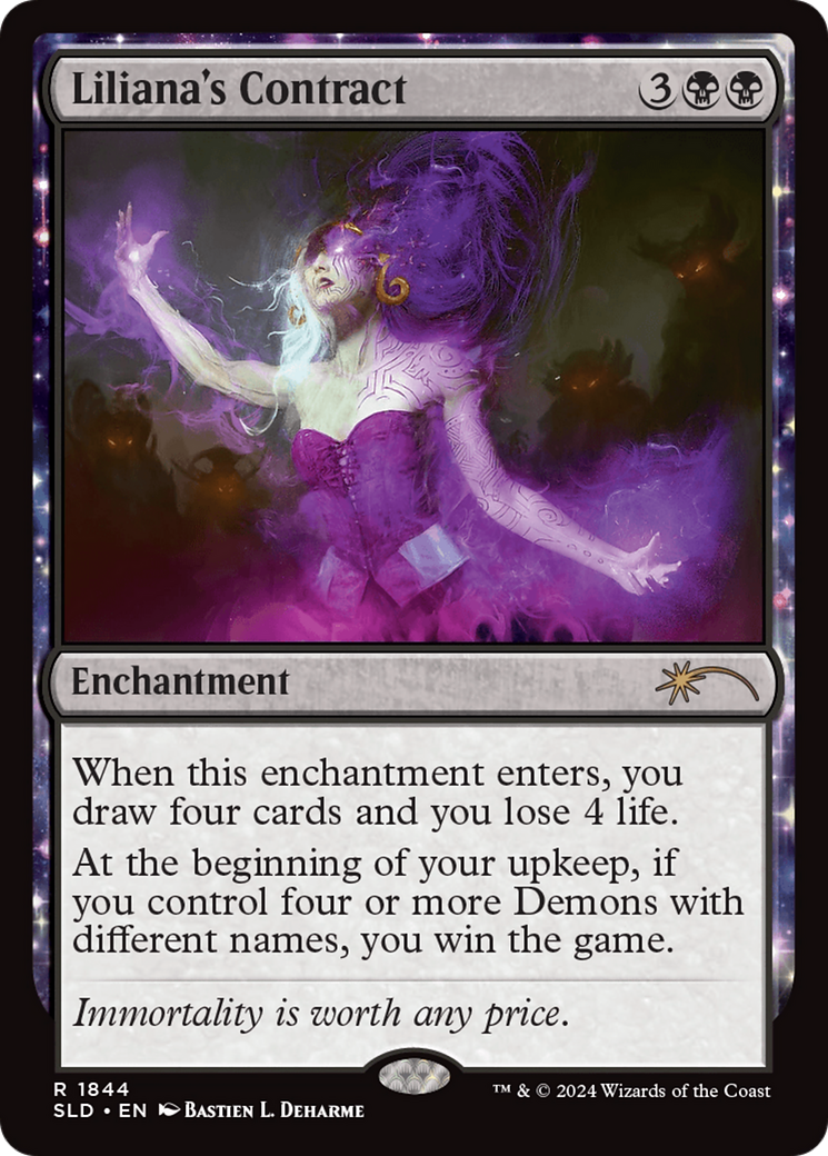 Liliana's Contract (1844) [Secret Lair Drop Series] - Trinity Hobby