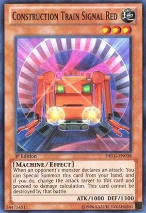 Construction Train Signal Red [DRLG-EN038] Super Rare - Trinity Hobby