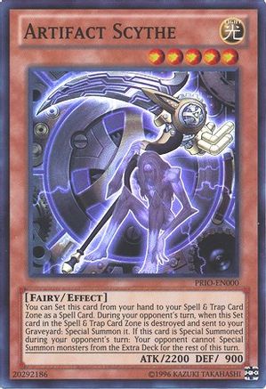 Artifact Scythe [PRIO-EN000] Super Rare - Trinity Hobby