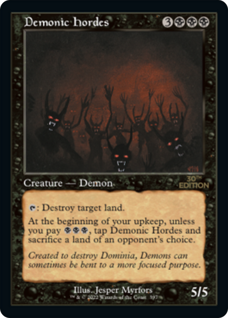 Demonic Hordes (Retro) [30th Anniversary Edition] - Trinity Hobby