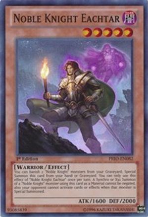 Noble Knight Eachtar [PRIO-EN082] Super Rare - Trinity Hobby