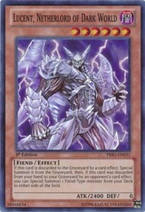 Lucent, Netherlord of Dark World [PRIO-EN031] Super Rare - Trinity Hobby