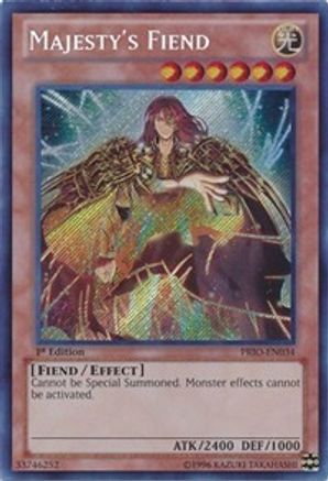 Majesty's Fiend [PRIO-EN034] Secret Rare - Trinity Hobby