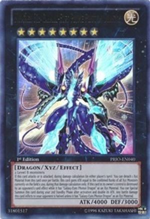 Number 62: Galaxy-Eyes Prime Photon Dragon [PRIO-EN040] Ultra Rare - Trinity Hobby