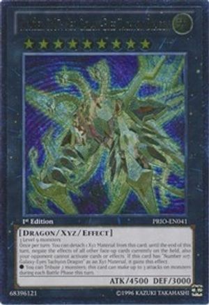 Number C107: Neo Galaxy-Eyes Tachyon Dragon [PRIO-EN041] Ultimate Rare - Trinity Hobby