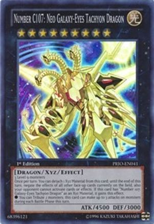 Number C107: Neo Galaxy-Eyes Tachyon Dragon [PRIO-EN041] Super Rare - Trinity Hobby