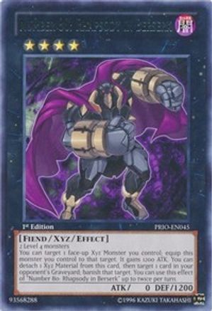 Number 80: Rhapsody in Berserk [PRIO-EN045] Rare - Trinity Hobby