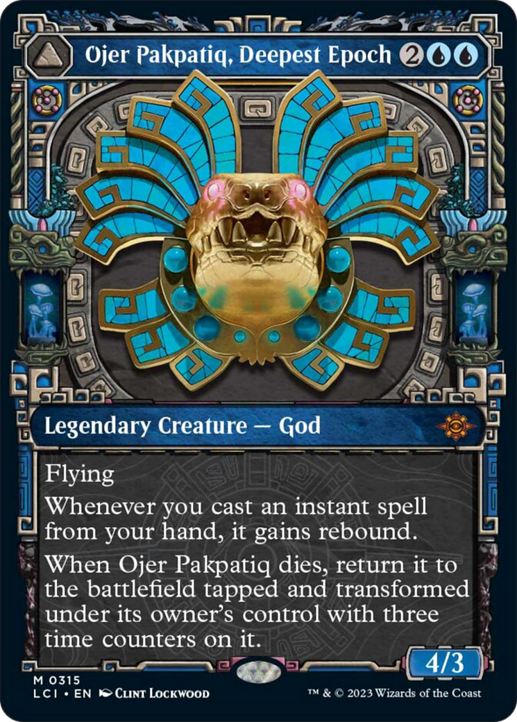 Ojer Pakpatiq, Deepest Epoch // Temple of Cyclical Time (Showcase) [The Lost Caverns of Ixalan] - Trinity Hobby