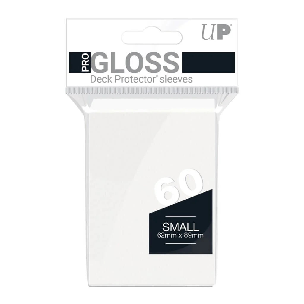 YGO/SMALL WIZARD WHITE DECK PROTECTORS (60CT) - Trinity Hobby