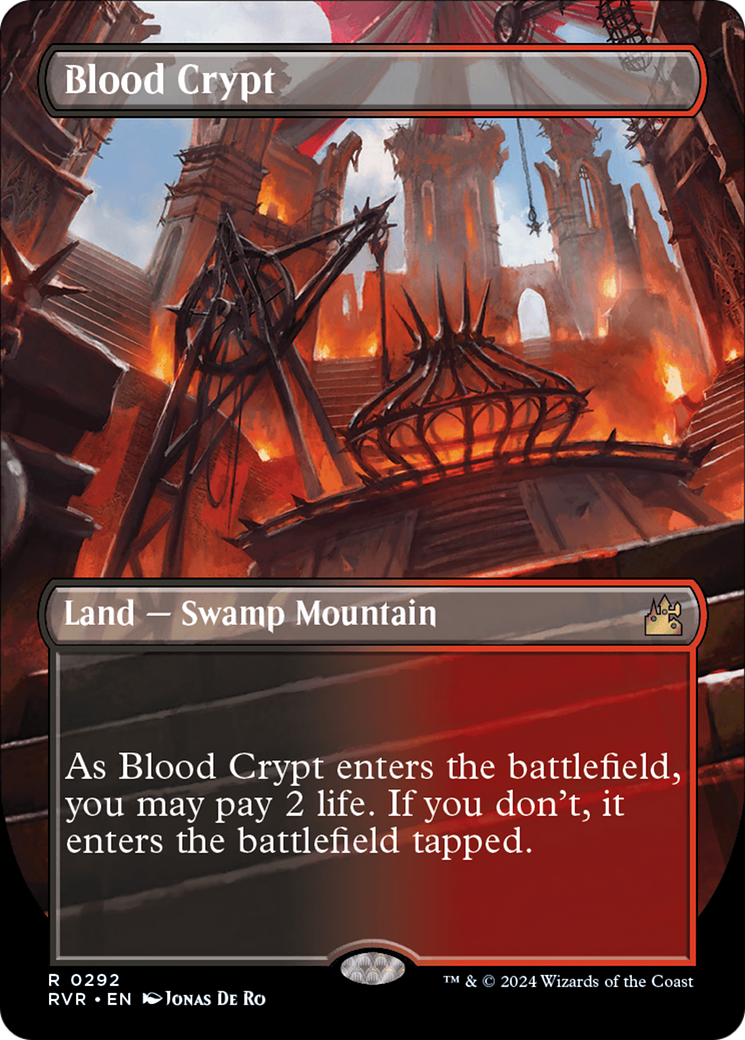 Blood Crypt (Borderless) [Ravnica Remastered] - Trinity Hobby