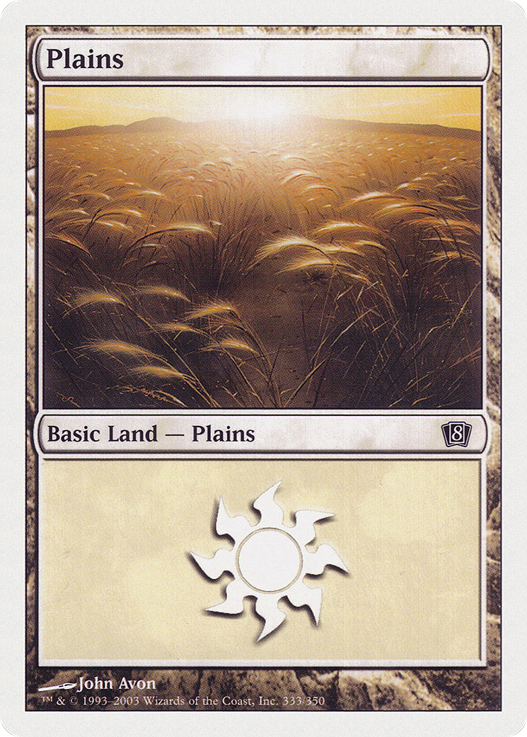 Plains (333) [Eighth Edition] - Trinity Hobby