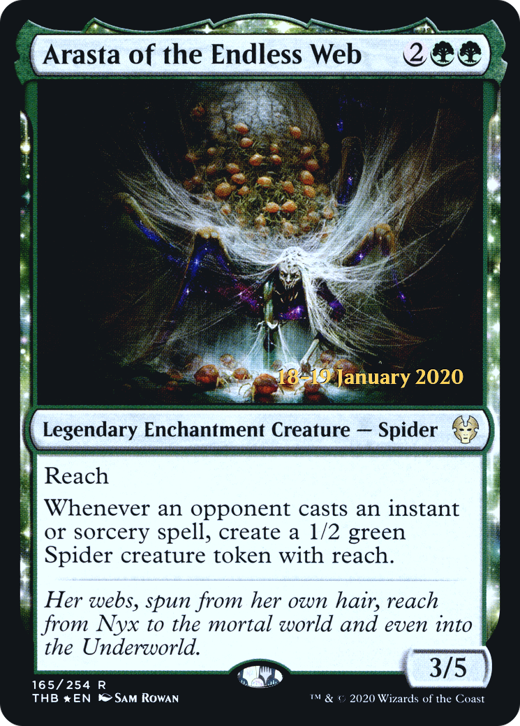 Arasta of the Endless Web [Theros Beyond Death Prerelease Promos] - Trinity Hobby