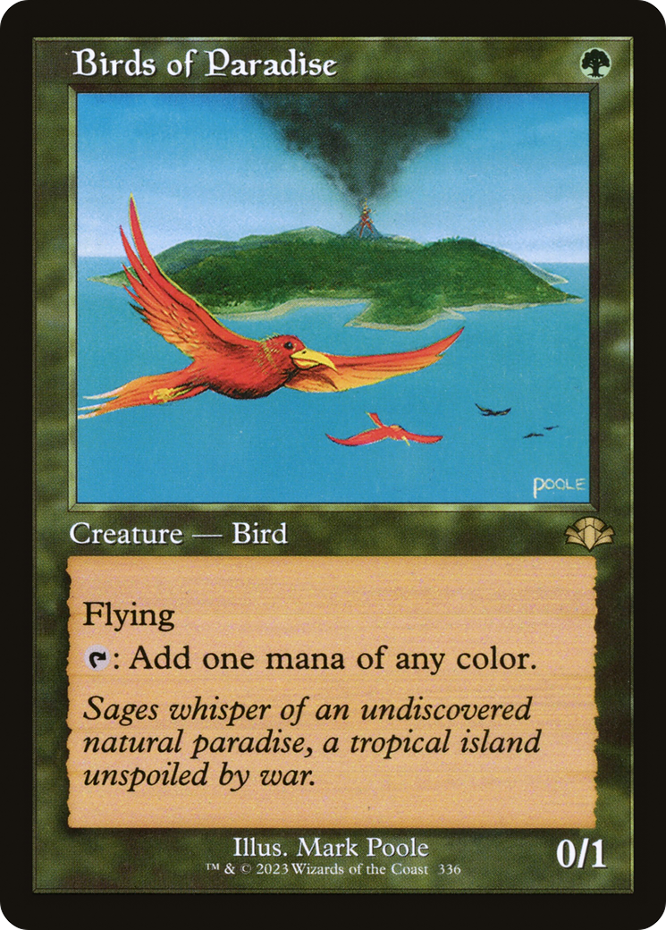 Birds of Paradise (Retro) [Dominaria Remastered] - Trinity Hobby