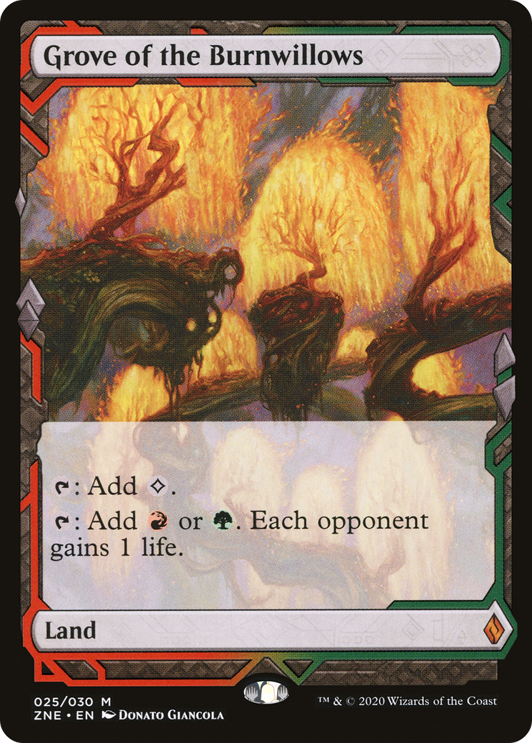 Bosquet des Burnwillows (Expéditions) [Zendikar Rising Expeditions] 