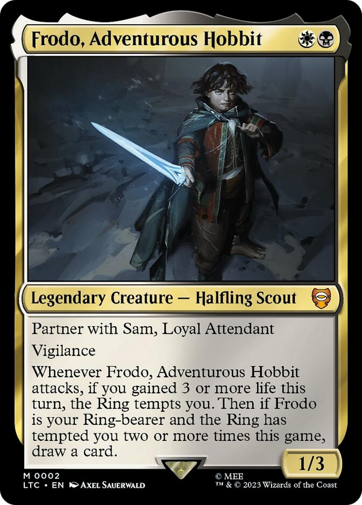 Frodo, Adventurous Hobbit [The Lord of the Rings: Tales of Middle-Earth Commander] - Trinity Hobby