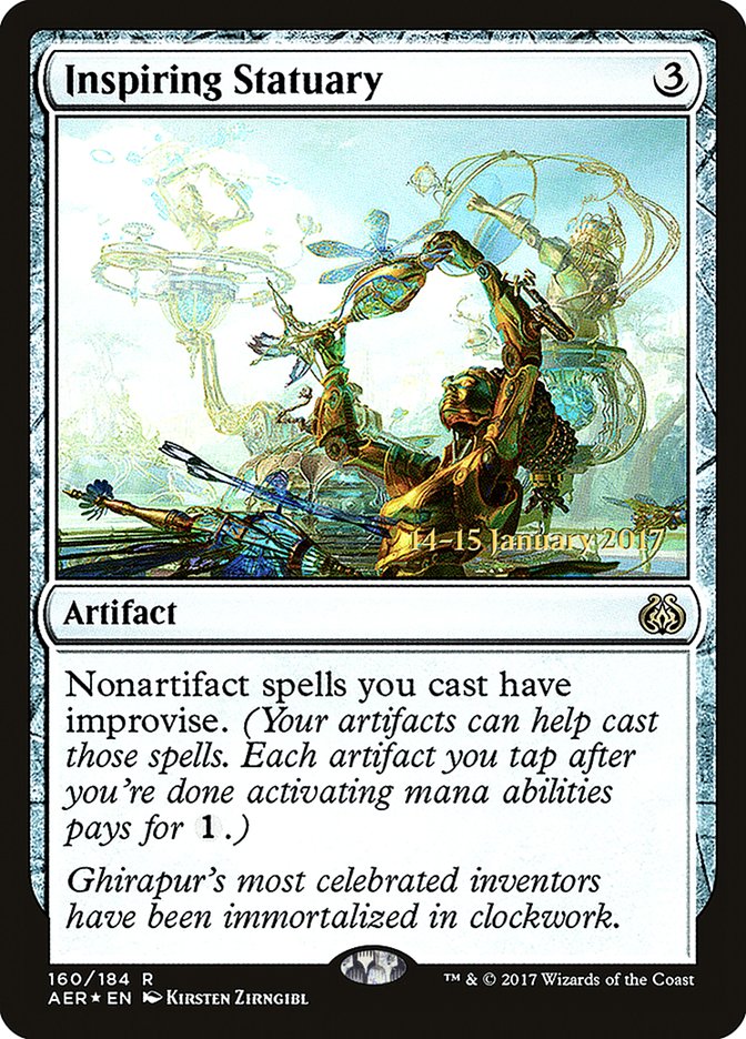 Inspiring Statuary [Aether Revolt Prerelease Promos] - Trinity Hobby