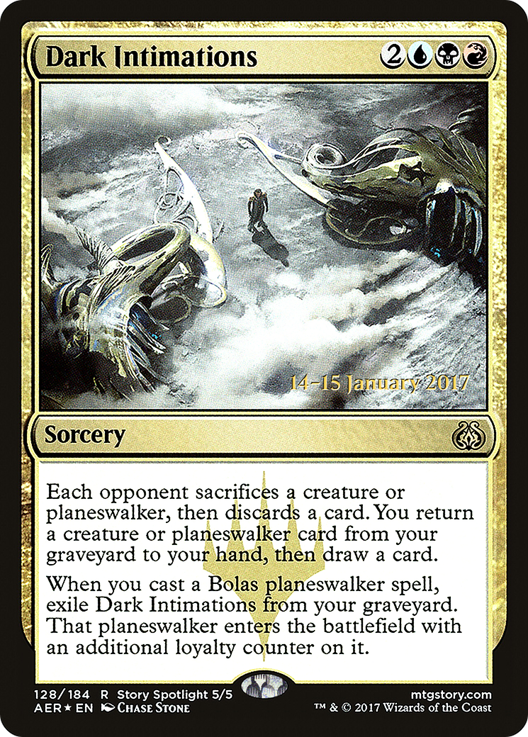 Dark Intimations [Aether Revolt Prerelease Promos] - Trinity Hobby