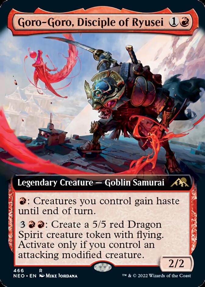Goro-Goro, Disciple of Ryusei (Extended Art) [Kamigawa: Neon Dynasty] - Trinity Hobby