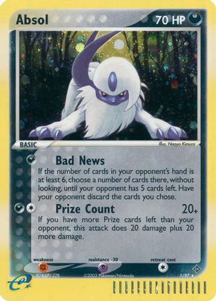 Absol (1/97) [EX: Dragon] - Trinity Hobby