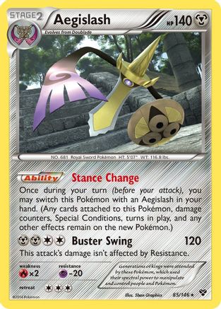 Aegislash (85/146) [XY: Base Set] - Trinity Hobby