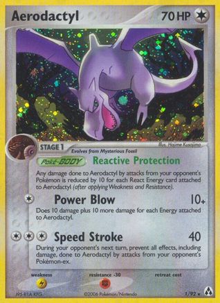 Aerodactyl (1/92) [EX: Legend Maker] - Trinity Hobby