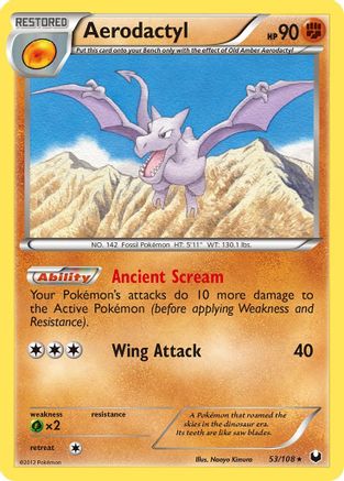 Aerodactyl (53/108) [Black & White: Dark Explorers] - Trinity Hobby