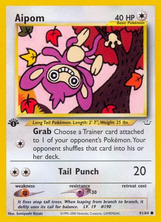 Aipom (41/64) [Neo Revelation 1st Edition] - Trinity Hobby