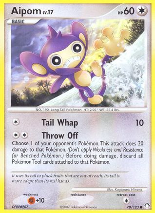 Aipom (70/123) [Diamond & Pearl: Mysterious Treasures] - Trinity Hobby