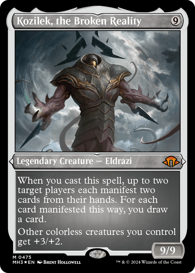 Kozilek, the Broken Reality (Foil Etched) [Modern Horizons 3] - Trinity Hobby