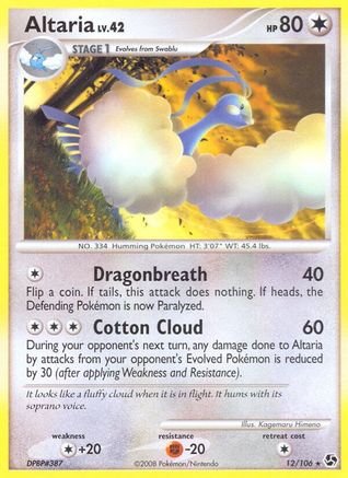 Altaria (12/106) [Diamond & Pearl: Great Encounters] - Trinity Hobby