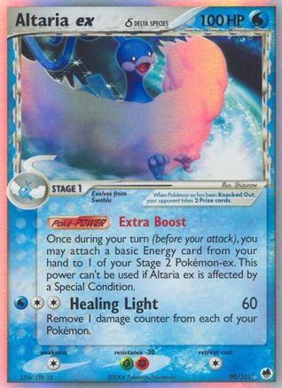 Altaria ex (90/101) (Delta Species) [EX: Dragon Frontiers] - Trinity Hobby