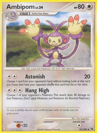 Ambipom (35/100) [Diamond & Pearl: Majestic Dawn] - Trinity Hobby