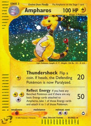 Ampharos (H1/H32) [Aquapolis] - Trinity Hobby